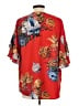 Umgee Red Short Sleeve Blouse Size L - photo 2