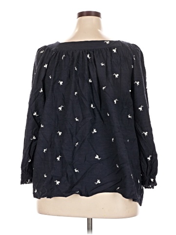 LC Lauren Conrad 3/4 Sleeve Blouse (view 2)
