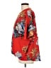 Umgee Red Short Sleeve Blouse Size L - photo 5