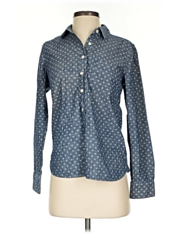 J.Crew Factory Store Long Sleeve Button-Down Shirt (view 1)