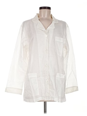 Victoria's Secret 3/4 Sleeve Button-Down Shirt (view 1)