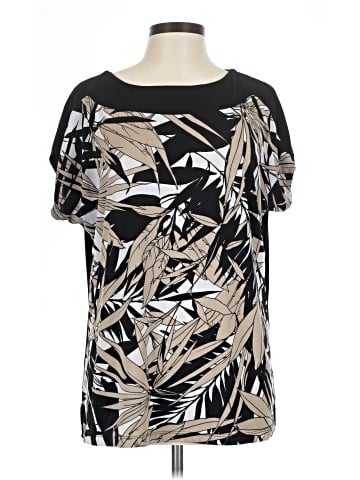 Susan Graver Short Sleeve Top (view 1)