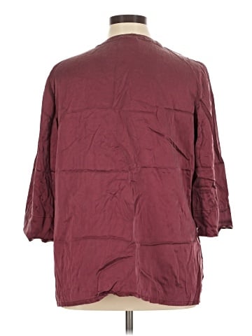 J.Jill 3/4 Sleeve Silk Top (view 2)