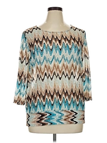 Travelers by Chico's 3/4 Sleeve Blouse (view 1)