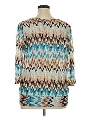 Travelers by Chico's 3/4 Sleeve Blouse (view 2)