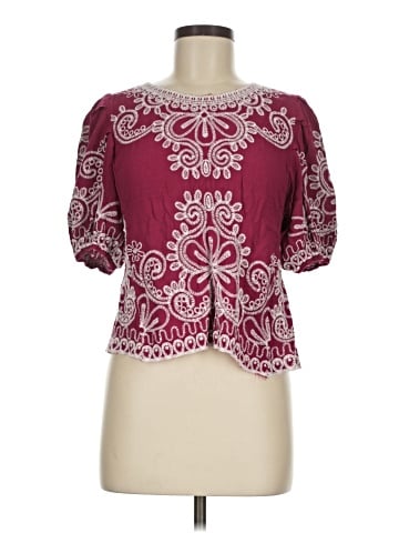 Solitaire Short Sleeve Blouse (view 1)