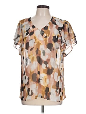CAbi Short Sleeve Blouse (view 1)