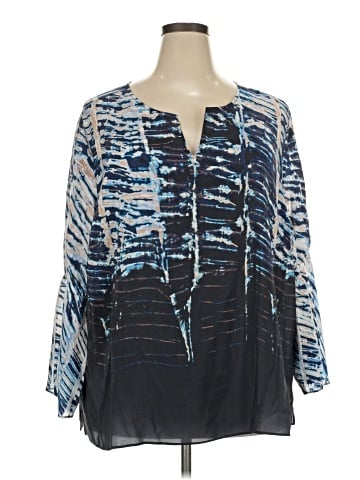 Nic + Zoe 3/4 Sleeve Silk Top (view 1)