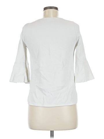 Zara W&B Collection 3/4 Sleeve Top (view 2)