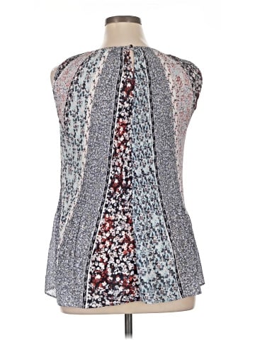Rose + Olive Sleeveless Blouse (view 2)