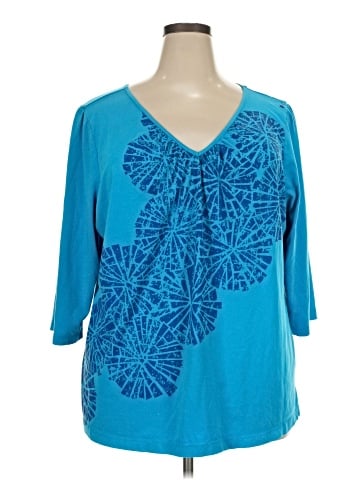 Lane Bryant Outlet 3/4 Sleeve Blouse (view 1)