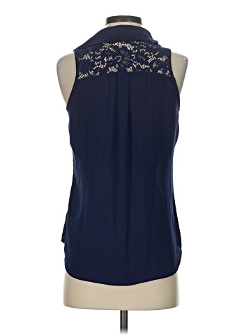 Express Sleeveless Button-Down Shirt (view 2)