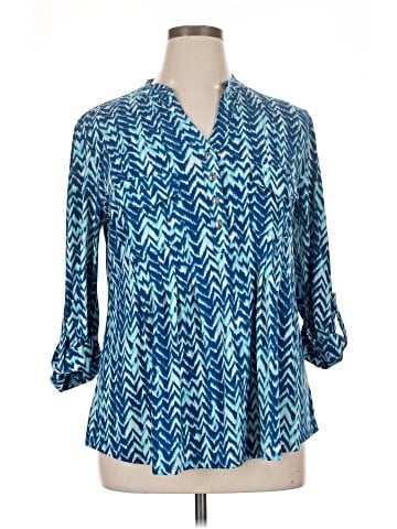New Directions 3/4 Sleeve Blouse (view 1)