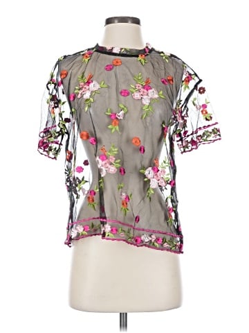 Papaya Short Sleeve Blouse (view 1)