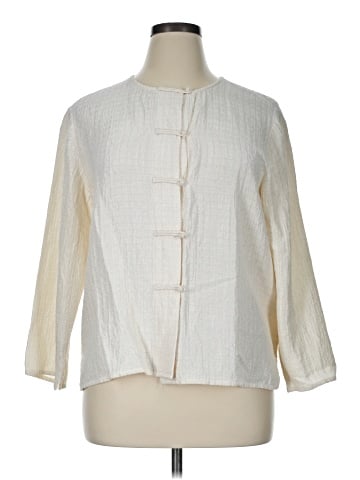 Eileen Fisher 3/4 Sleeve Silk Top (view 1)