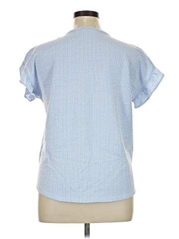 MICHAEL Michael Kors Short Sleeve Blouse (view 2)