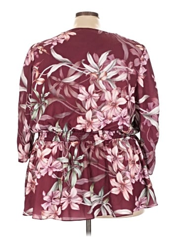 City Chic 3/4 Sleeve Blouse (view 2)