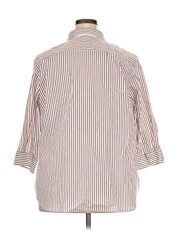 Lauren by Ralph Lauren 3/4 Sleeve Button-Down Shirt (view 2)