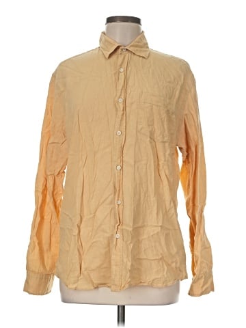 Zara Long Sleeve Button-Down Shirt (view 1)