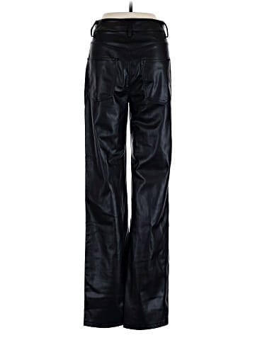 Zara Faux Leather Pants (view 2)