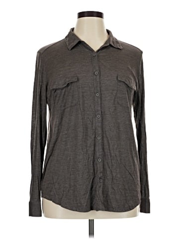 Eileen Fisher Long Sleeve Polo (view 1)