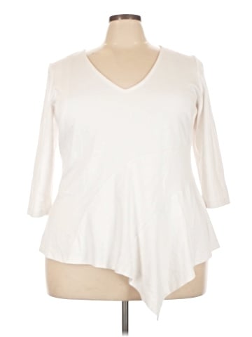 ELOQUII 3/4 Sleeve Top (view 1)
