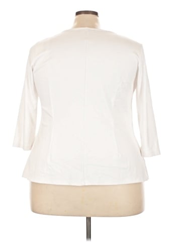 ELOQUII 3/4 Sleeve Top (view 2)