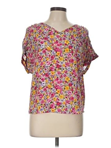 Ann Taylor LOFT Outlet Short Sleeve Blouse (view 1)