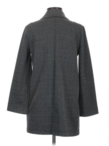 Madewell Oversized Knit Blazer in Glen Plaid (view 2)