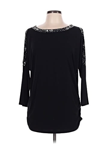 Susan Graver 3/4 Sleeve Top (view 1)