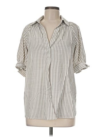 Max Studio 3/4 Sleeve Blouse (view 1)