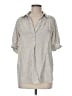 Max Studio Stripes Ivory 3/4 Sleeve Blouse Size M - photo 1