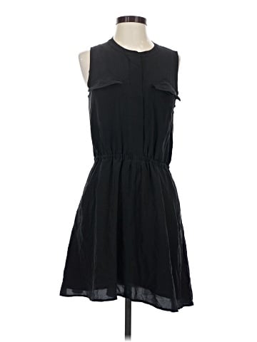 Madewell Silk Journey Shirtdress (view 1)