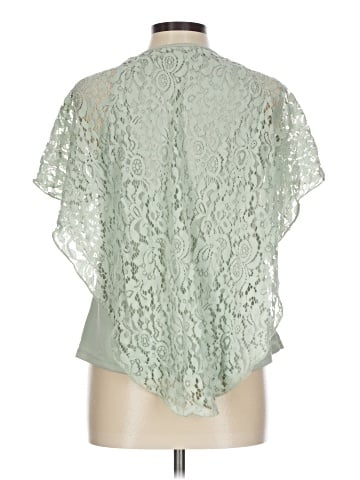 NY Collection Short Sleeve Blouse (view 2)