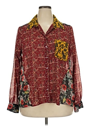 Cato Long Sleeve Blouse (view 1)