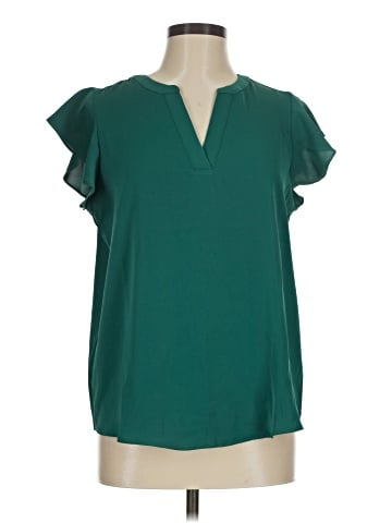 Adrianna Papell Short Sleeve Blouse (view 1)