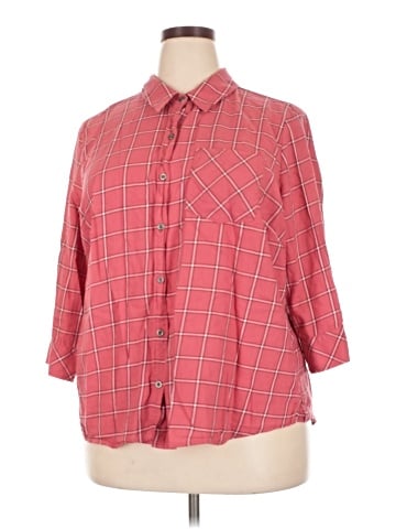 Cj Banks 3/4 Sleeve Button-Down Shirt (view 1)