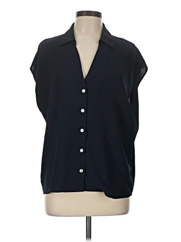 MNG Sleeveless Button-Down Shirt (view 1)