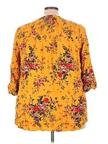 Torrid 3/4 Sleeve Blouse (view 2)