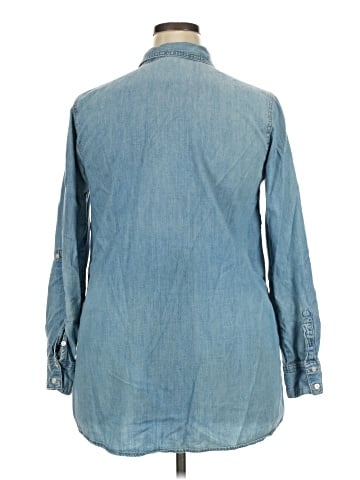 Liz Lange Maternity Long Sleeve Button-Down Shirt (view 2)