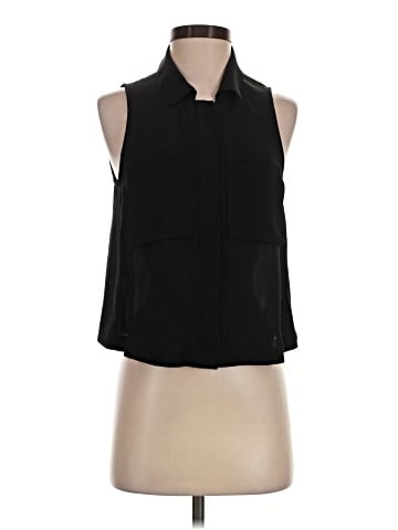 Theory Sleeveless Silk Top (view 1)