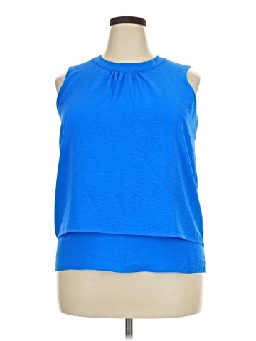 Calvin Klein Sleeveless Blouse (view 1)