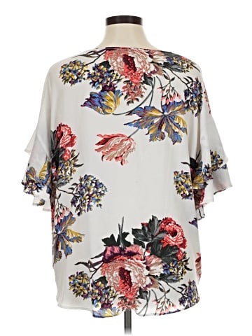 Umgee Short Sleeve Blouse (view 2)