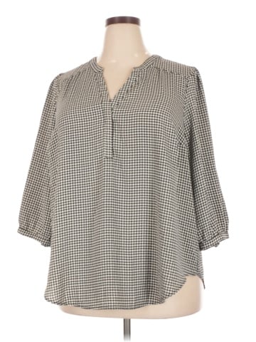 Torrid 3/4 Sleeve Blouse (view 1)