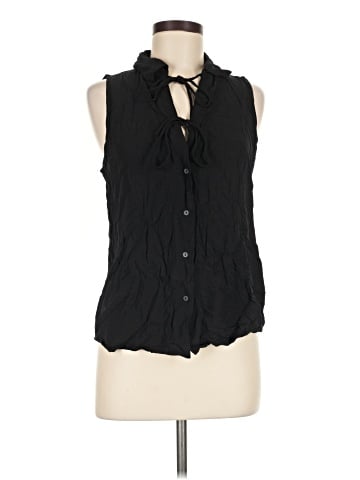 Ann Taylor LOFT Sleeveless Button-Down Shirt (view 1)