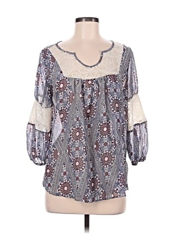 Como Vintage 3/4 Sleeve Blouse (view 1)