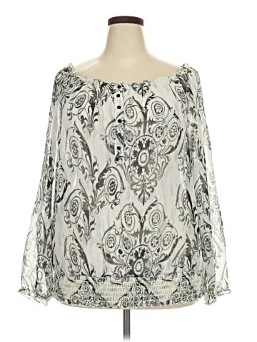 Lane Bryant 3/4 Sleeve Blouse (view 1)