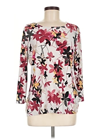 JM Collection 3/4 Sleeve Blouse (view 1)