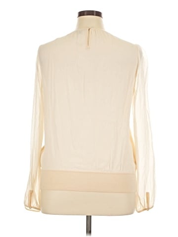 Ann Taylor Long Sleeve Silk Top (view 2)
