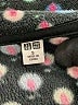 Uniqlo 100% Polyester Polka Dots Black Jacket Size S - photo 6